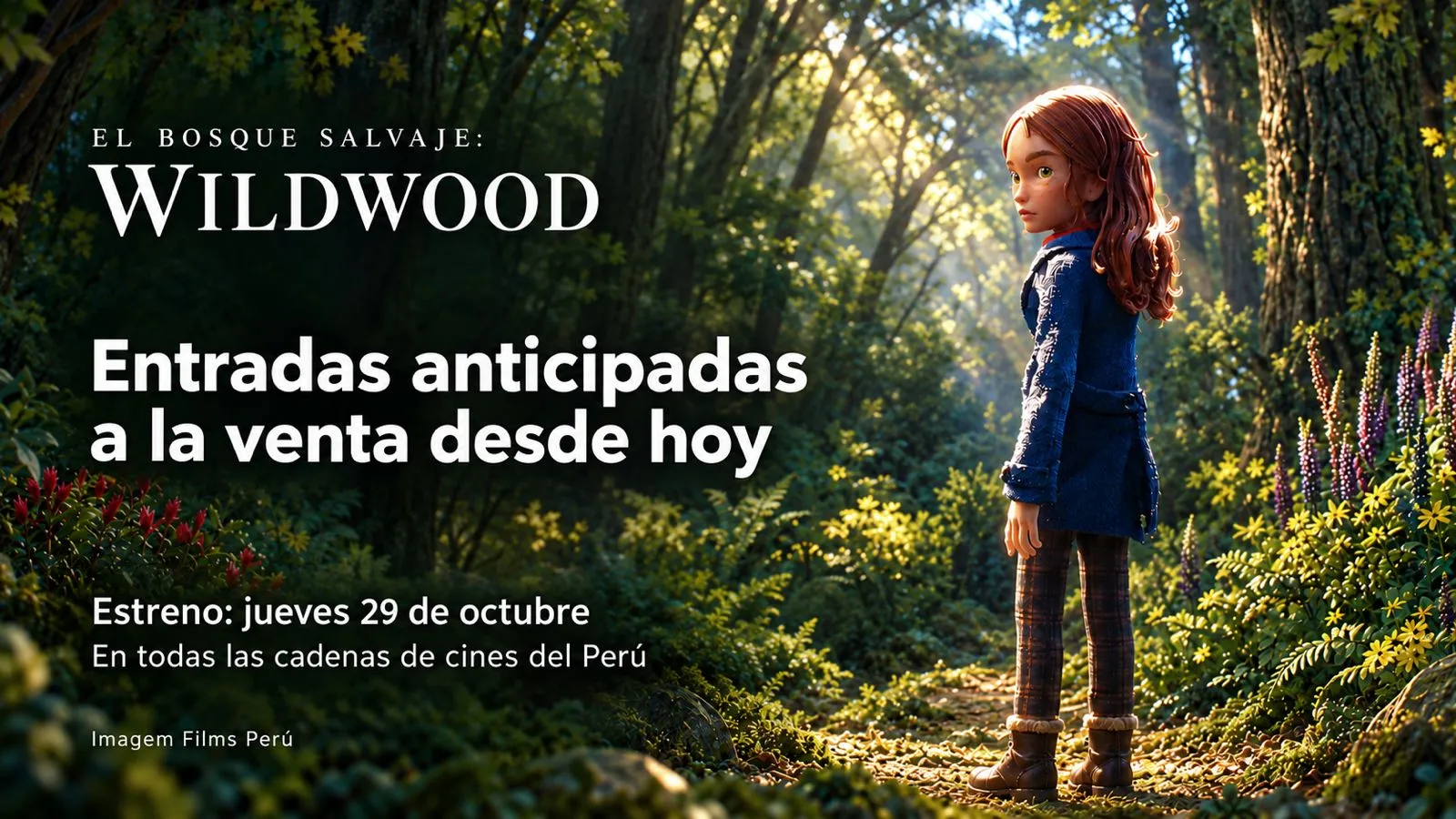 Preventa disponible de El bosque salvaje: Wildwood en cines del Perú