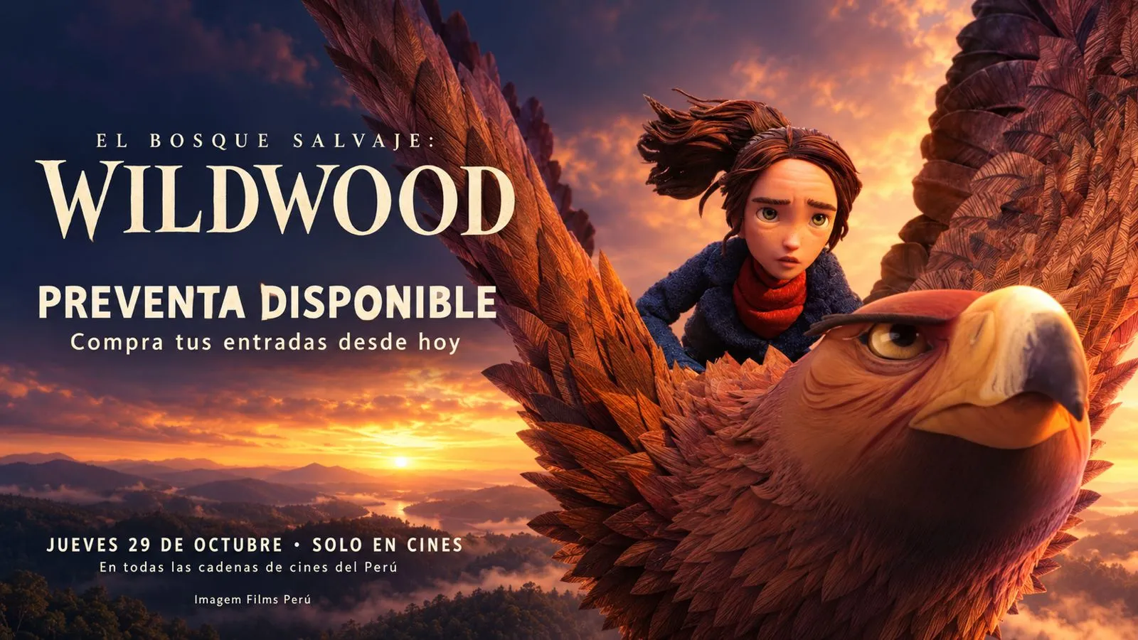 Afiche oficial de preventa de El bosque salvaje: Wildwood